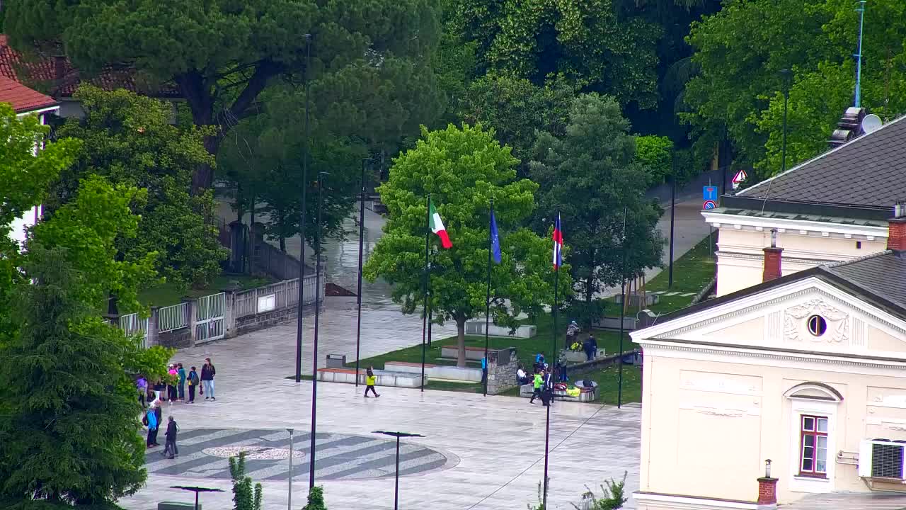 Nova Gorica in Gorica: Čudovit Razgled iz Frančiškanskega Samostana Kostanjevica