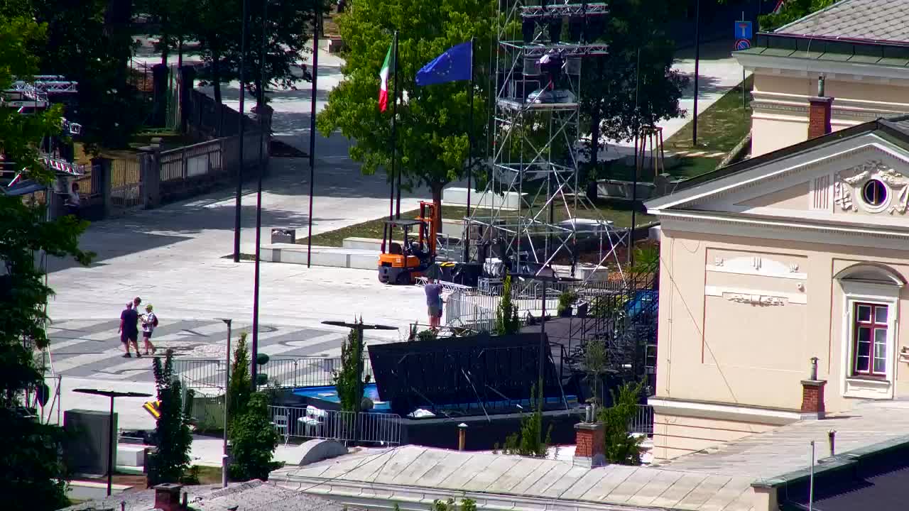 Nova Gorica in Gorica: Čudovit Razgled iz Frančiškanskega Samostana Kostanjevica