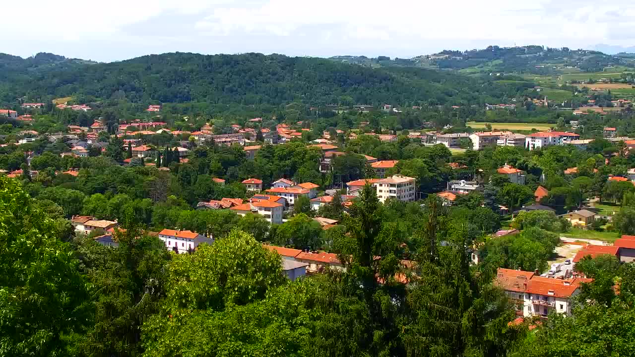Nova Gorica in Gorica: Čudovit Razgled iz Frančiškanskega Samostana Kostanjevica