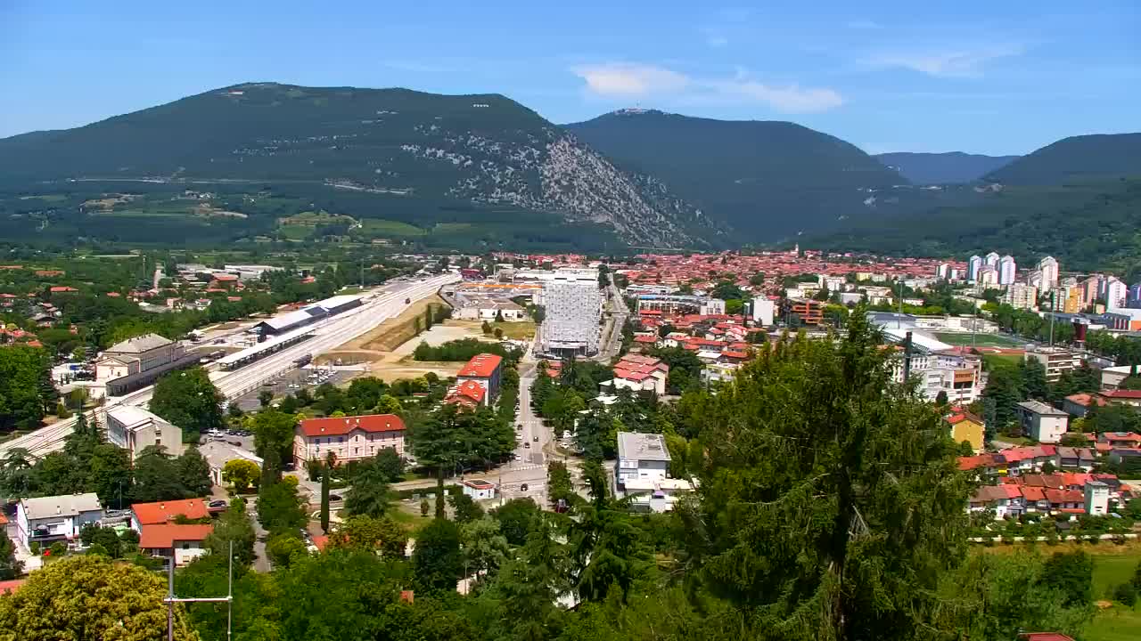 Nova Gorica in Gorica: Čudovit Razgled iz Frančiškanskega Samostana Kostanjevica