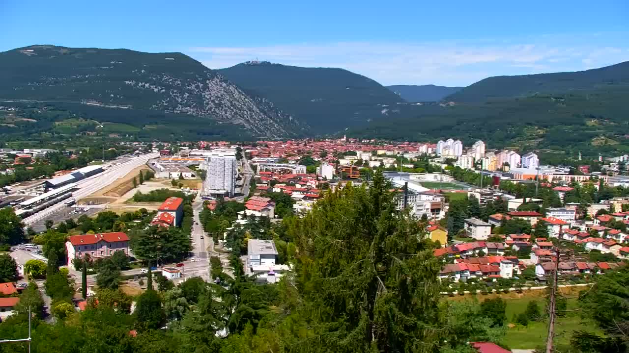 Nova Gorica in Gorica: Čudovit Razgled iz Frančiškanskega Samostana Kostanjevica