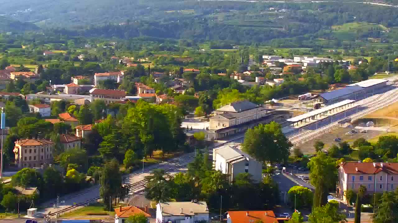 Nova Gorica in Gorica: Čudovit Razgled iz Frančiškanskega Samostana Kostanjevica