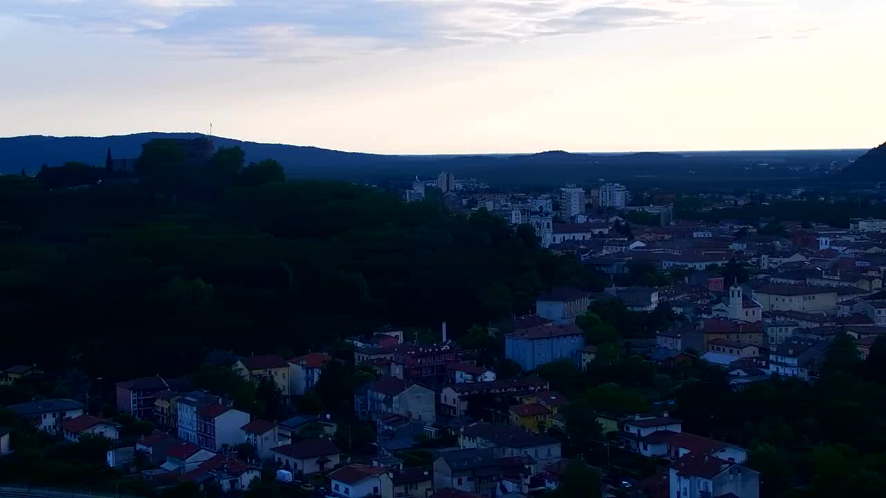 Nova Gorica in Gorica: Čudovit Razgled iz Frančiškanskega Samostana Kostanjevica