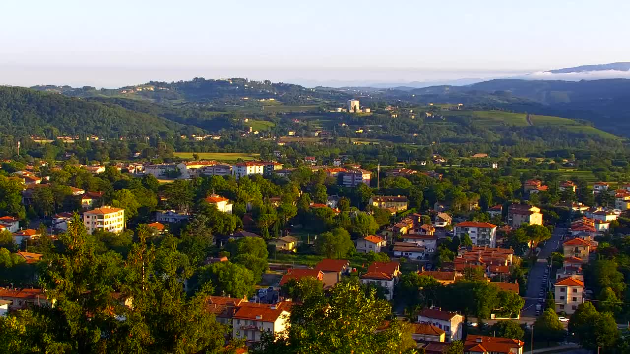 Nova Gorica et Gorizia : Vue Imprenable depuis le Monastère Franciscain de Kostanjevica