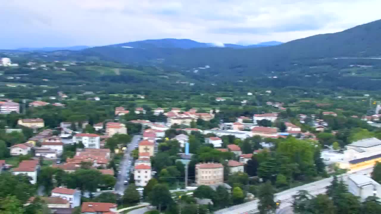 Nova Gorica in Gorica: Čudovit Razgled iz Frančiškanskega Samostana Kostanjevica