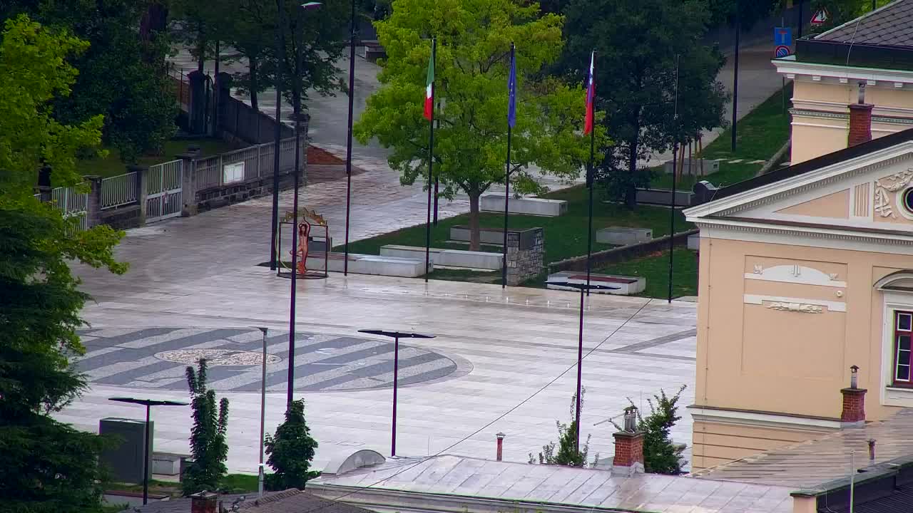 Nova Gorica in Gorica: Čudovit Razgled iz Frančiškanskega Samostana Kostanjevica