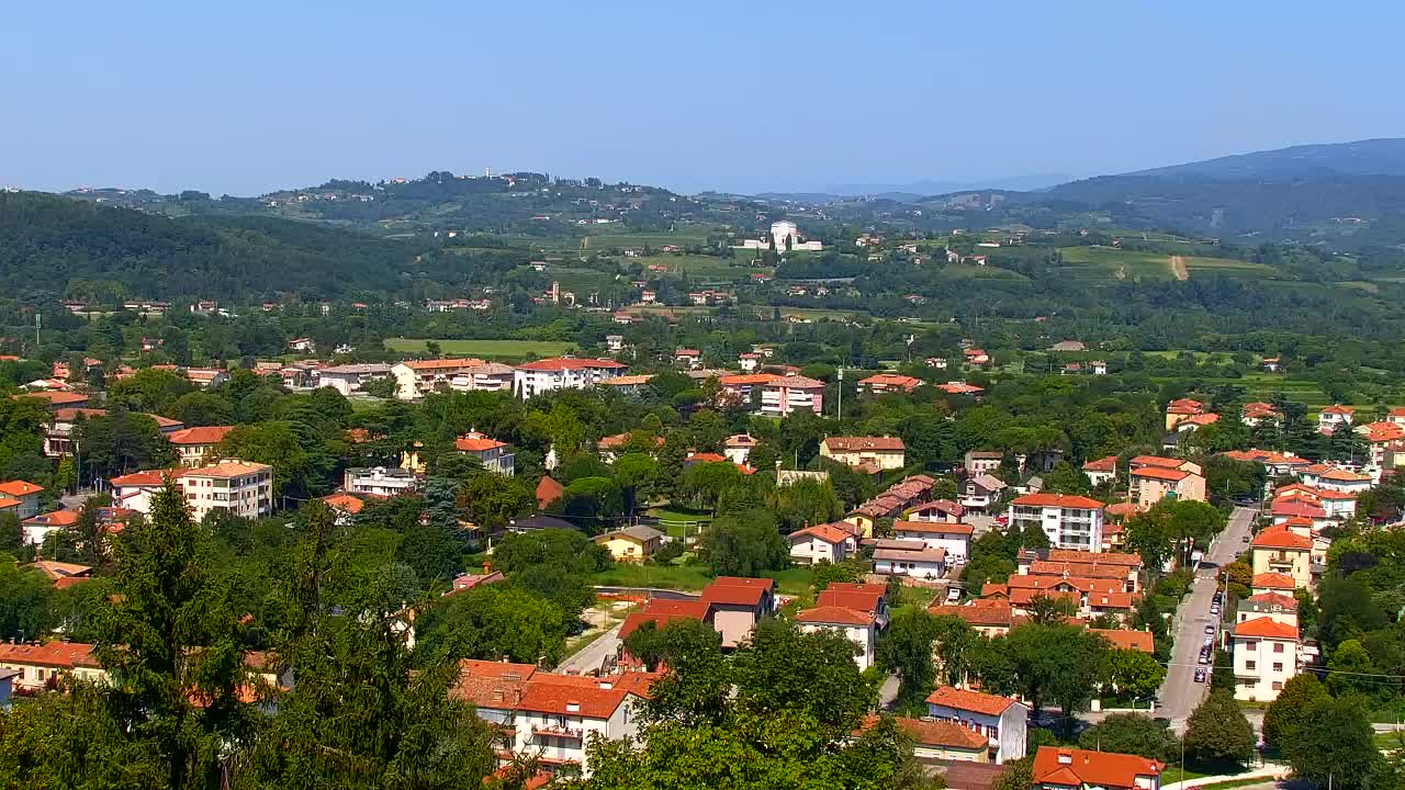 Nova Gorica in Gorica: Čudovit Razgled iz Frančiškanskega Samostana Kostanjevica