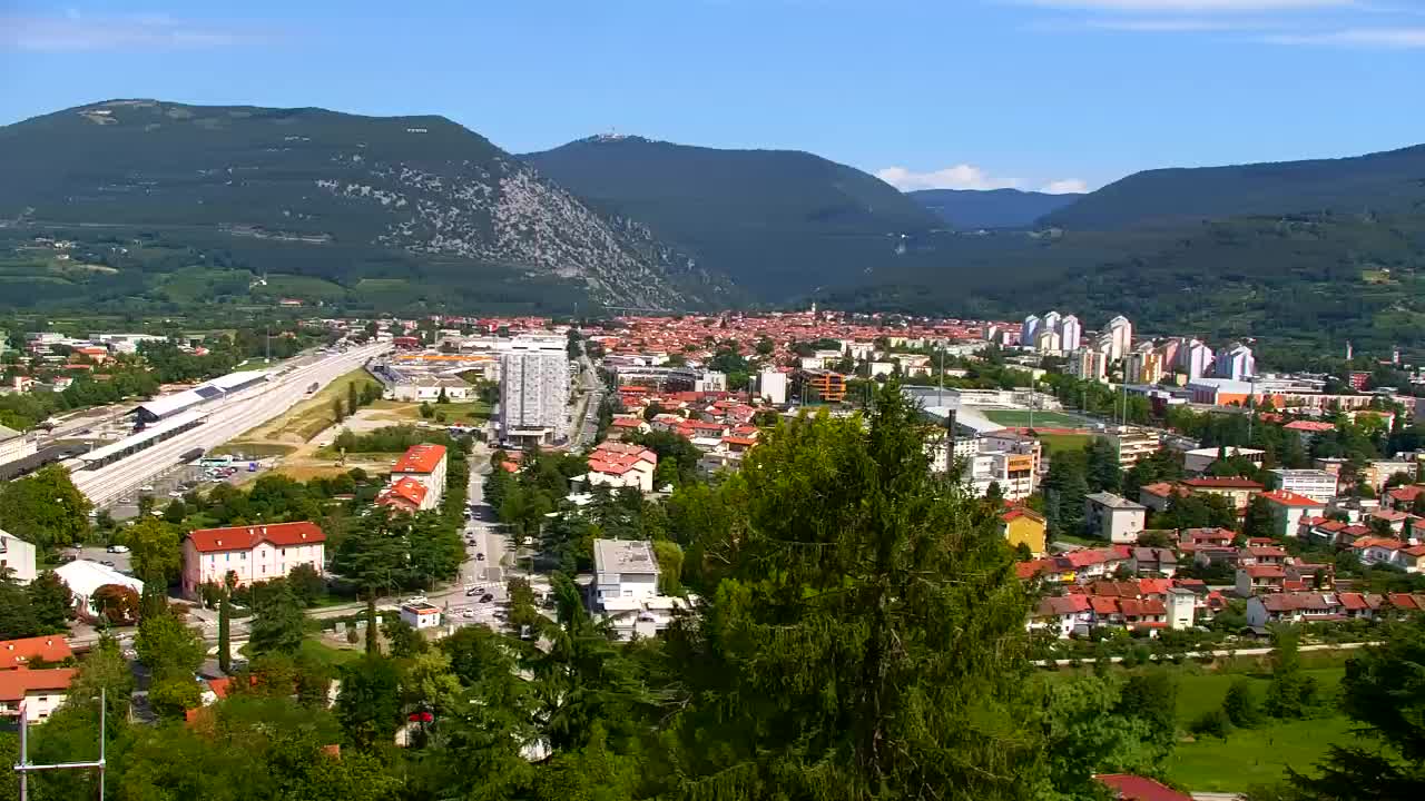 Nova Gorica in Gorica: Čudovit Razgled iz Frančiškanskega Samostana Kostanjevica