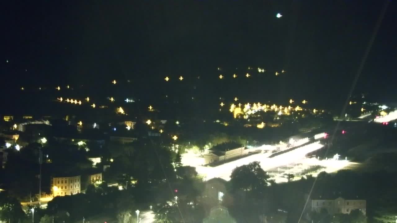 Nova Gorica in Gorica: Čudovit Razgled iz Frančiškanskega Samostana Kostanjevica