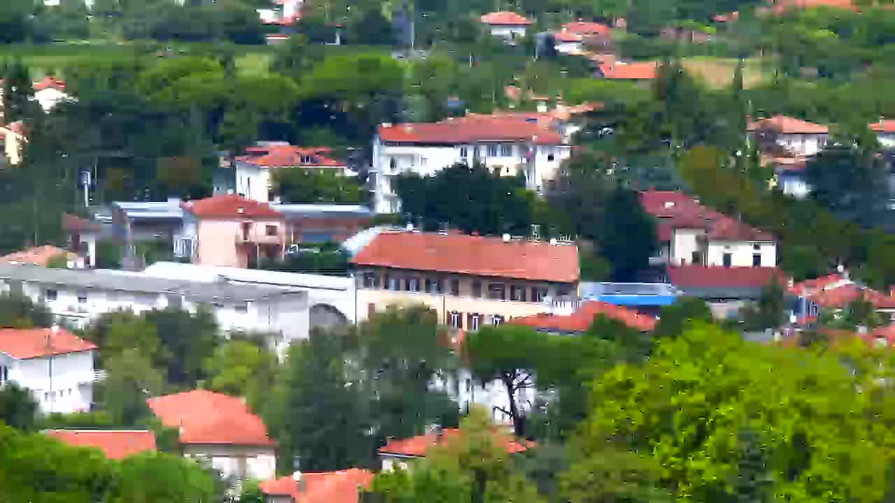 Nova Gorica in Gorica: Čudovit Razgled iz Frančiškanskega Samostana Kostanjevica