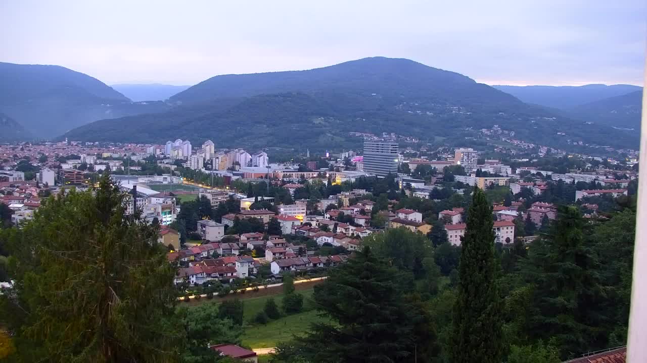 Nova Gorica in Gorica: Čudovit Razgled iz Frančiškanskega Samostana Kostanjevica