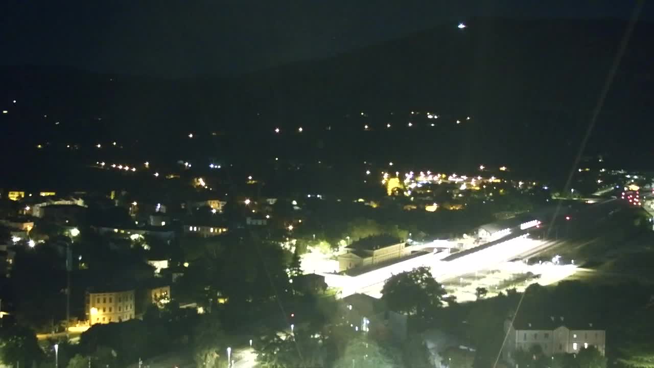 Nova Gorica in Gorica: Čudovit Razgled iz Frančiškanskega Samostana Kostanjevica