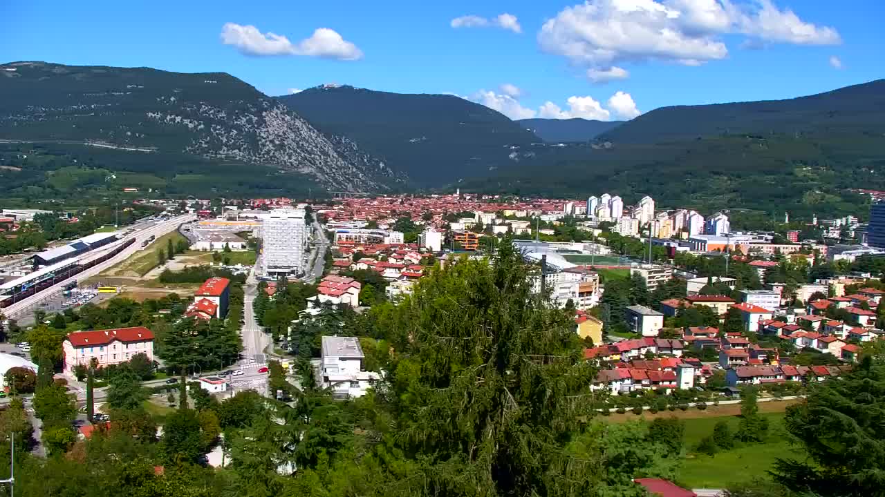 Nova Gorica in Gorica: Čudovit Razgled iz Frančiškanskega Samostana Kostanjevica
