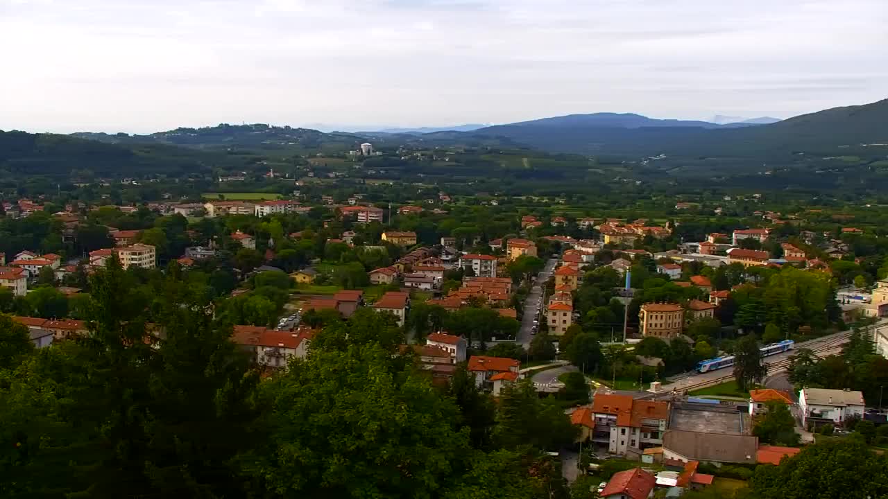 Nova Gorica in Gorica: Čudovit Razgled iz Frančiškanskega Samostana Kostanjevica