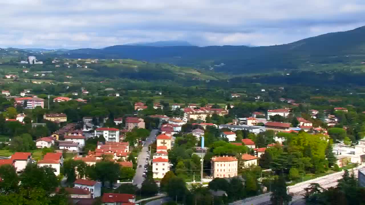 Nova Gorica in Gorica: Čudovit Razgled iz Frančiškanskega Samostana Kostanjevica