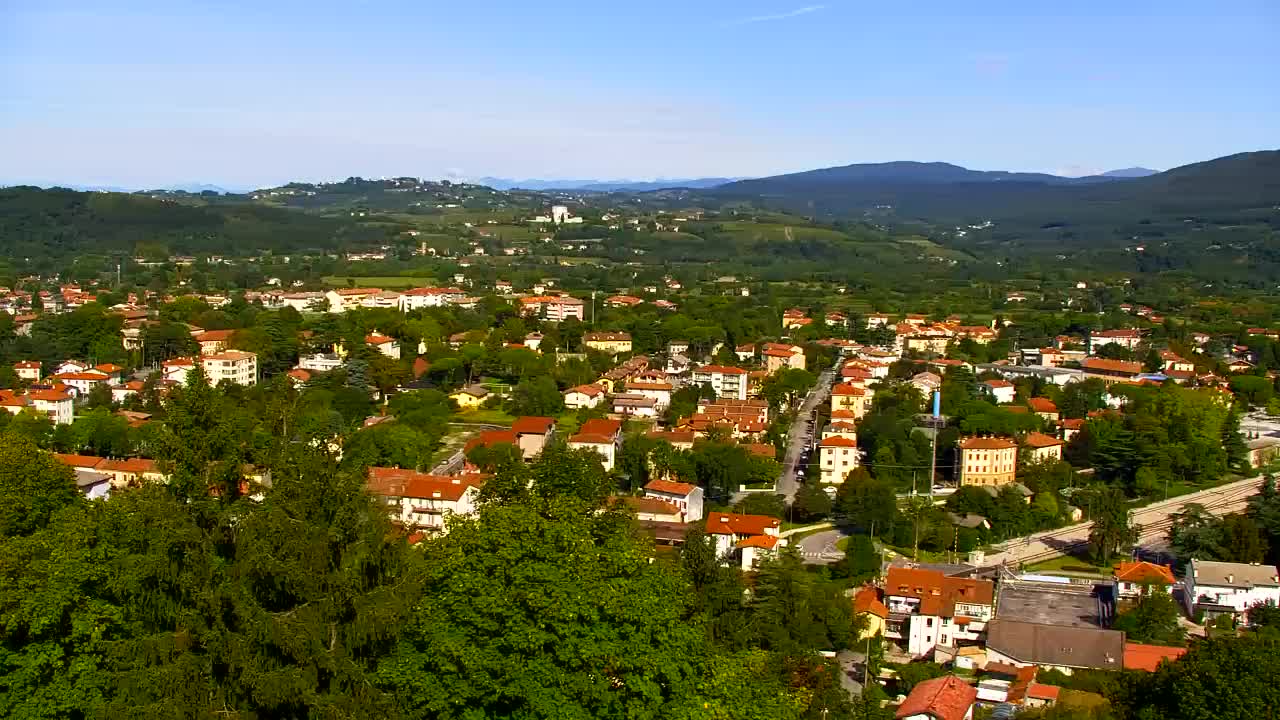 Nova Gorica et Gorizia : Vue Imprenable depuis le Monastère Franciscain de Kostanjevica
