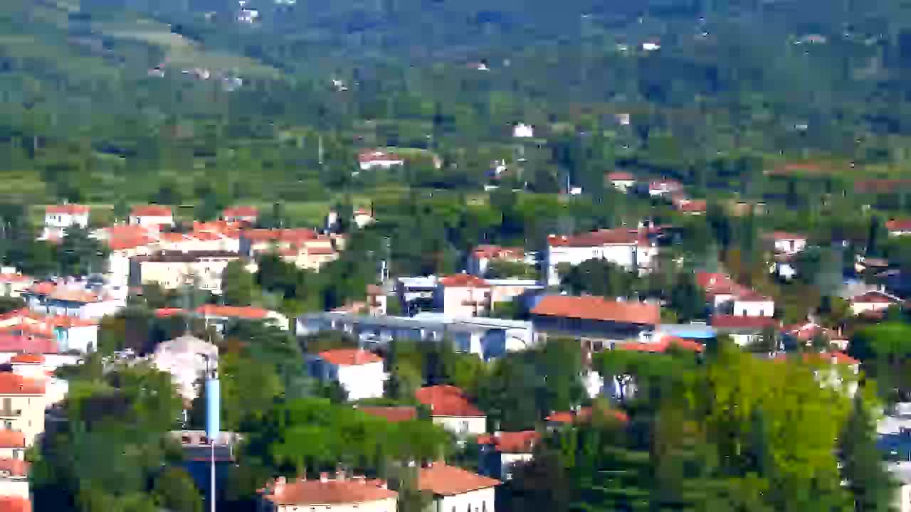 Nova Gorica i Gorica: Prekrasan Pogled iz Franjevačkog Samostana Kostanjevica