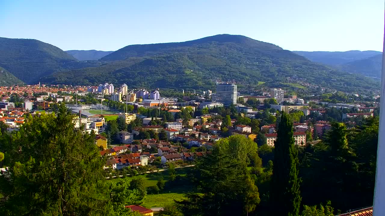 Nova Gorica in Gorica: Čudovit Razgled iz Frančiškanskega Samostana Kostanjevica