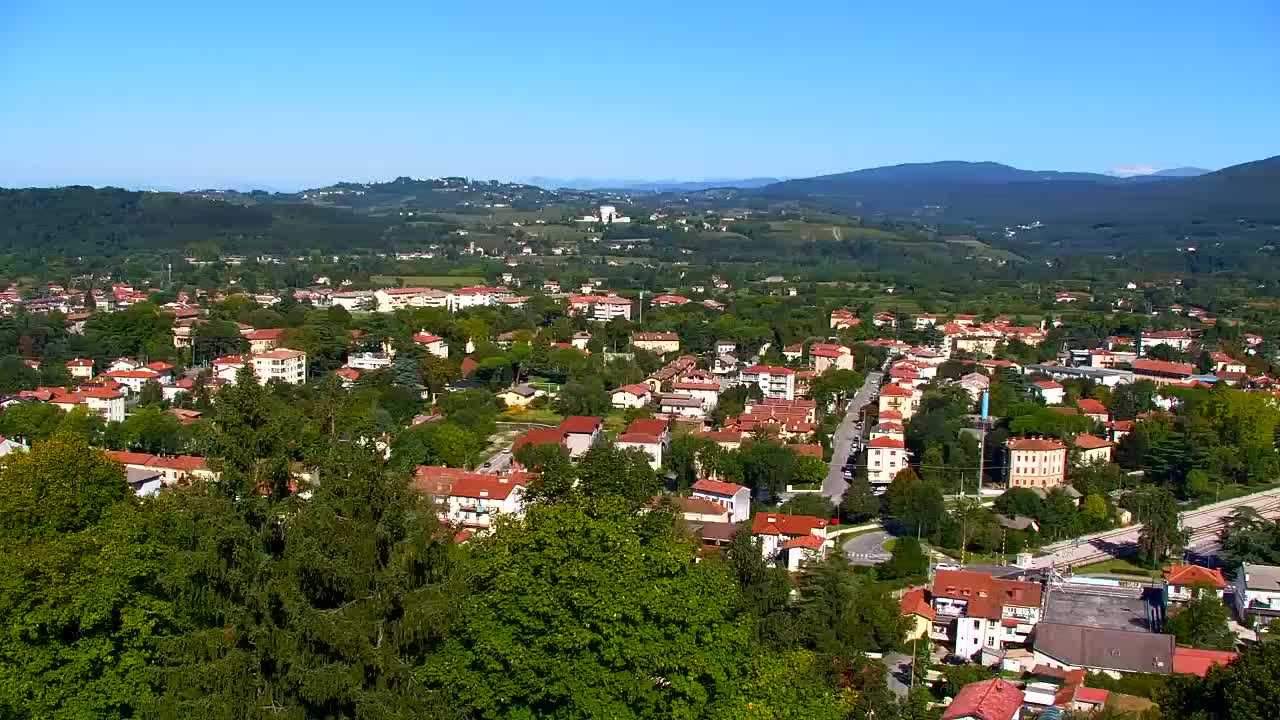 Nova Gorica et Gorizia : Vue Imprenable depuis le Monastère Franciscain de Kostanjevica