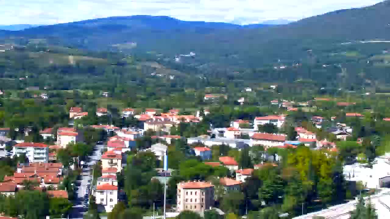 Nova Gorica in Gorica: Čudovit Razgled iz Frančiškanskega Samostana Kostanjevica