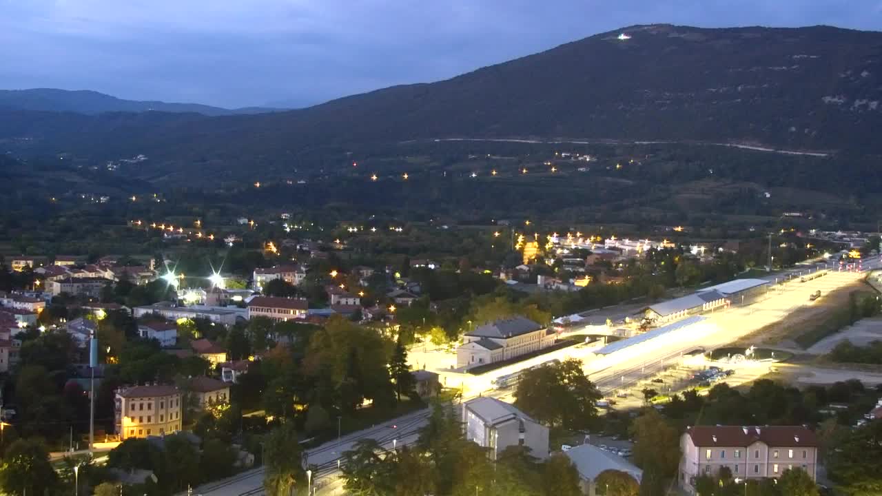 Nova Gorica in Gorica: Čudovit Razgled iz Frančiškanskega Samostana Kostanjevica