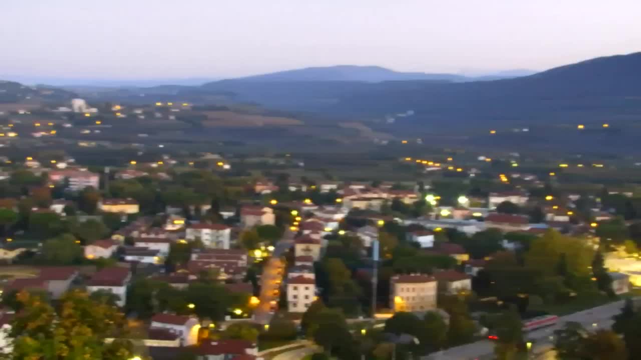 Nova Gorica in Gorica: Čudovit Razgled iz Frančiškanskega Samostana Kostanjevica