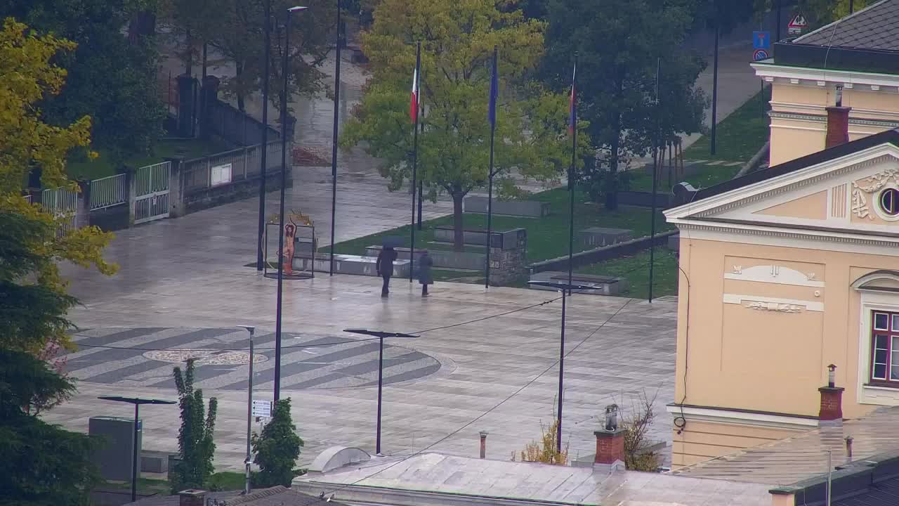 Nova Gorica in Gorica: Čudovit Razgled iz Frančiškanskega Samostana Kostanjevica