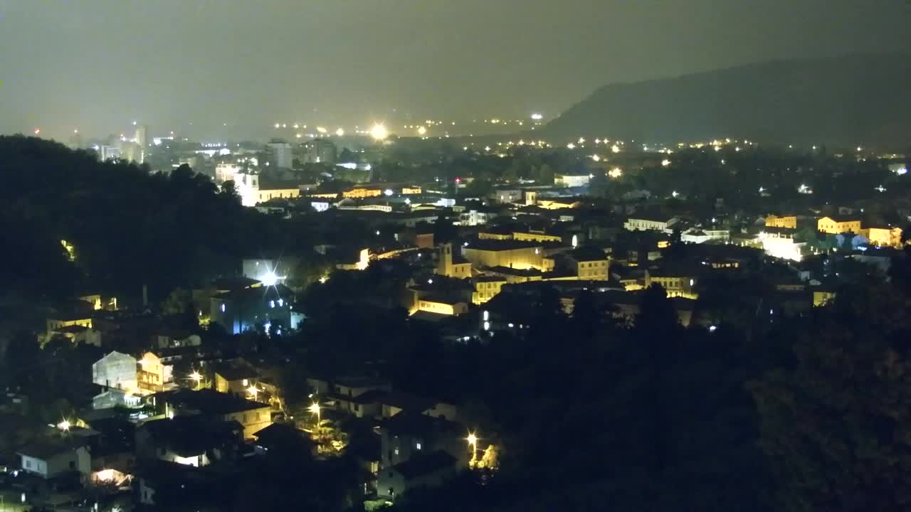 Nova Gorica in Gorica: Čudovit Razgled iz Frančiškanskega Samostana Kostanjevica