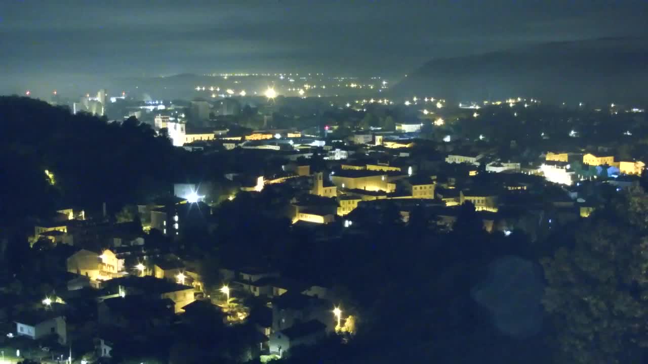Nova Gorica i Gorica: Prekrasan Pogled iz Franjevačkog Samostana Kostanjevica