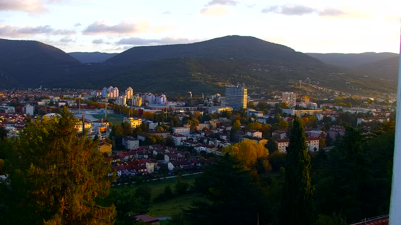 Nova Gorica in Gorica: Čudovit Razgled iz Frančiškanskega Samostana Kostanjevica
