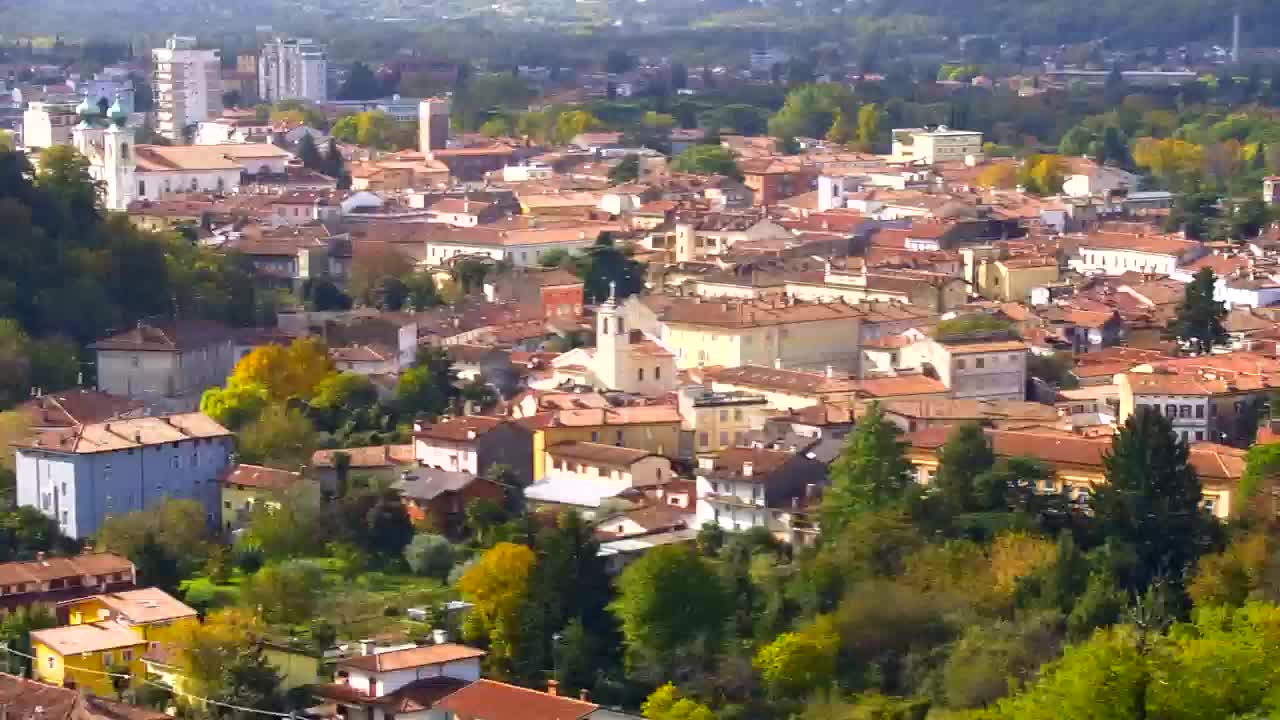 Nova Gorica in Gorica: Čudovit Razgled iz Frančiškanskega Samostana Kostanjevica