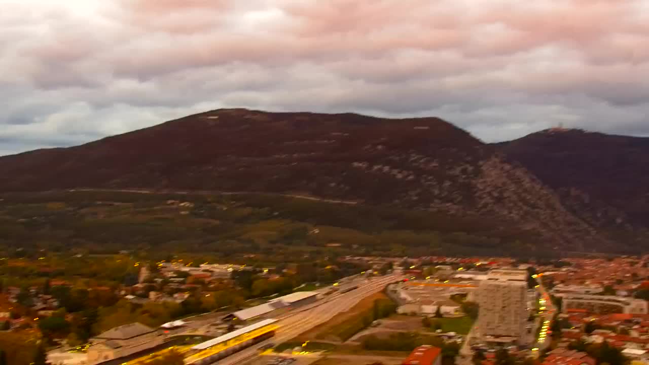 Nova Gorica in Gorica: Čudovit Razgled iz Frančiškanskega Samostana Kostanjevica