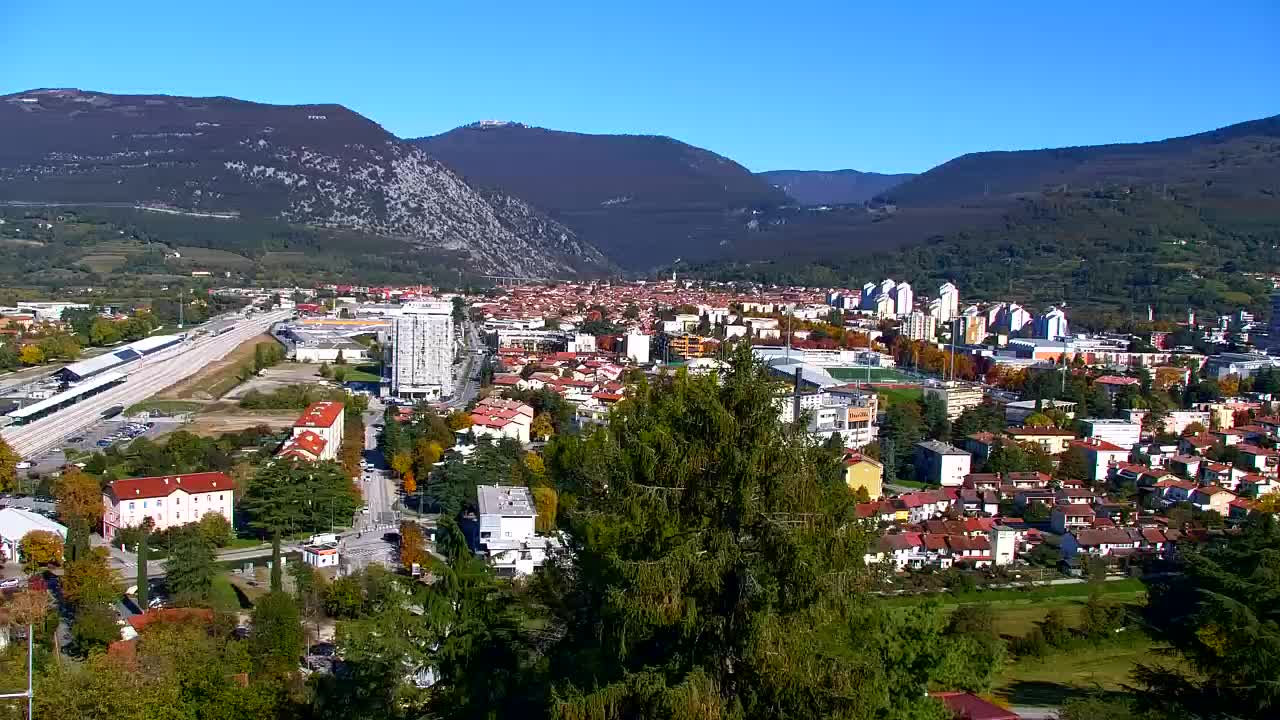 Nova Gorica in Gorica: Čudovit Razgled iz Frančiškanskega Samostana Kostanjevica