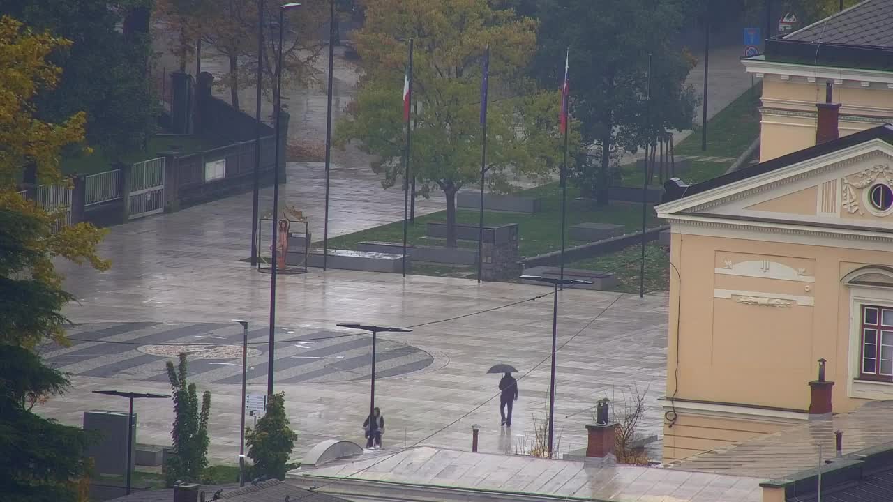 Nova Gorica in Gorica: Čudovit Razgled iz Frančiškanskega Samostana Kostanjevica