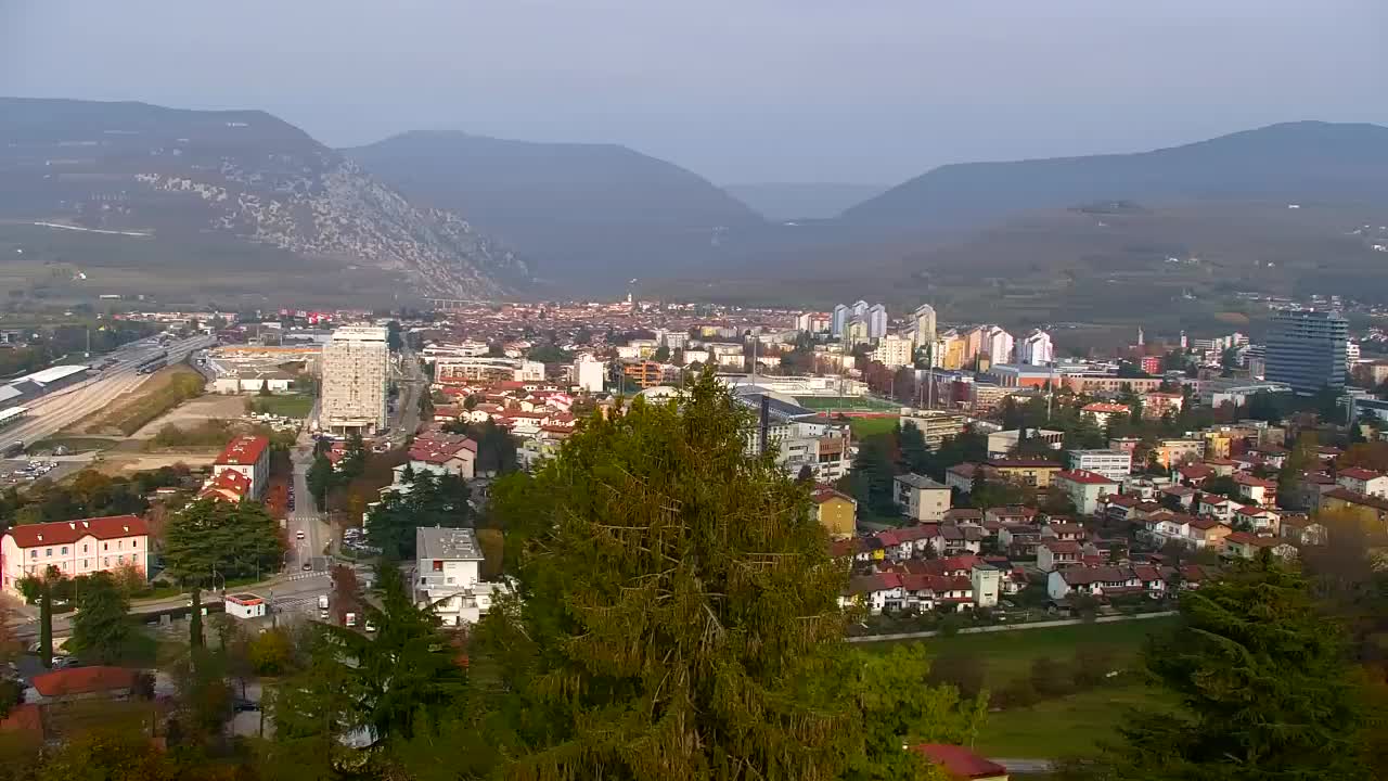 Nova Gorica et Gorizia : Vue Imprenable depuis le Monastère Franciscain de Kostanjevica