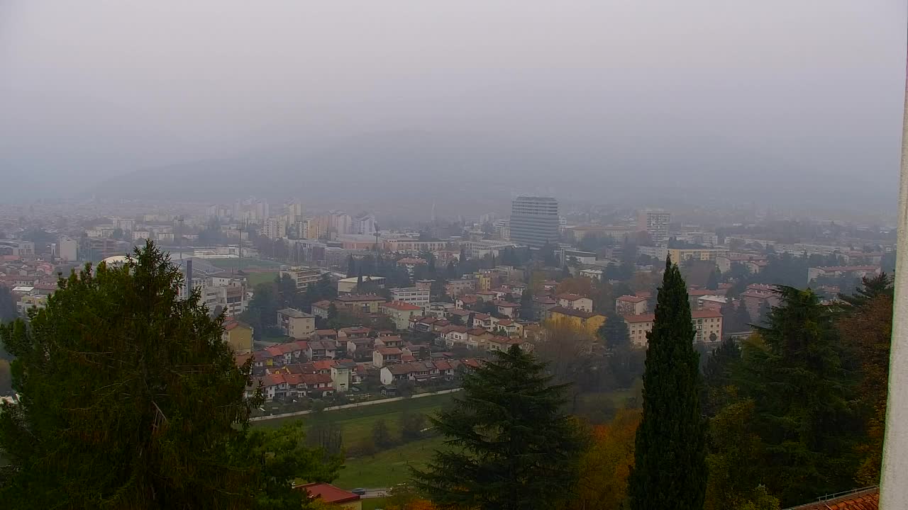 Nova Gorica in Gorica: Čudovit Razgled iz Frančiškanskega Samostana Kostanjevica