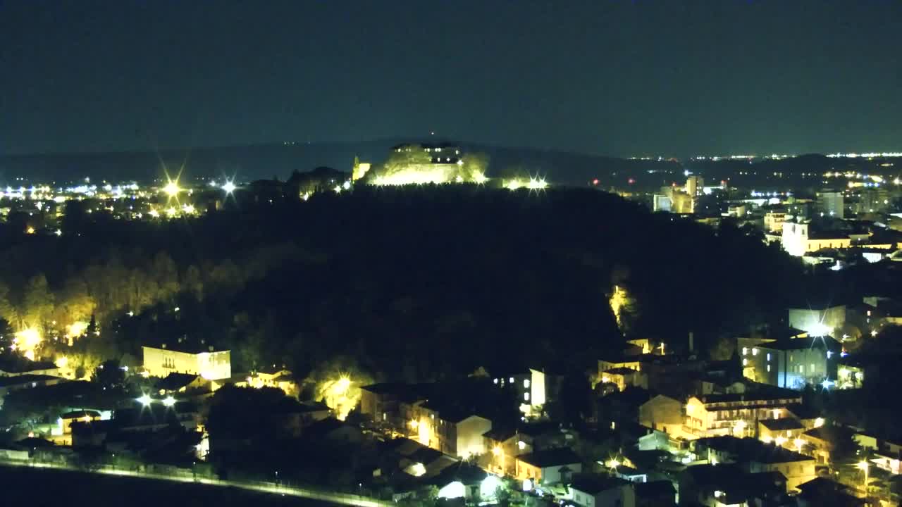 Nova Gorica i Gorica: Prekrasan Pogled iz Franjevačkog Samostana Kostanjevica