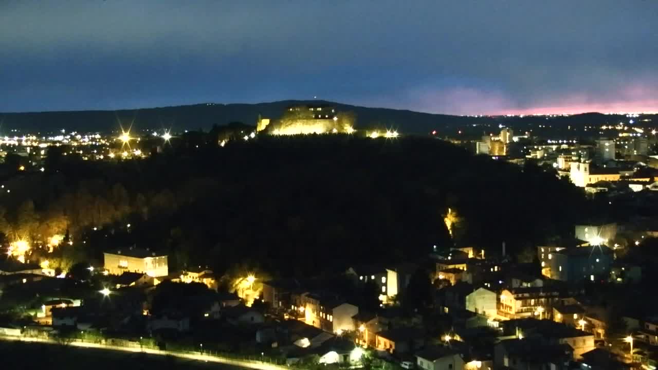 Nova Gorica i Gorica: Prekrasan Pogled iz Franjevačkog Samostana Kostanjevica