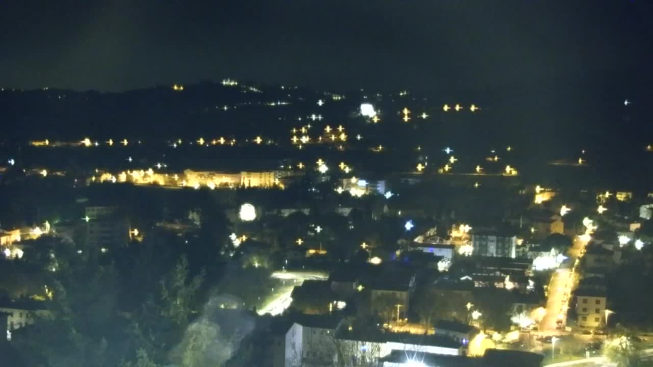 Nova Gorica i Gorica: Prekrasan Pogled iz Franjevačkog Samostana Kostanjevica