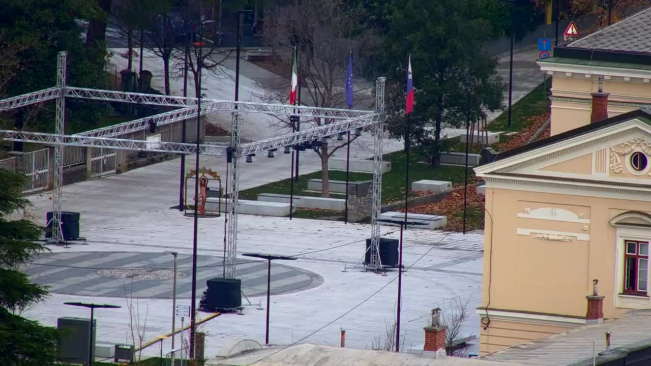 Nova Gorica i Gorica: Prekrasan Pogled iz Franjevačkog Samostana Kostanjevica