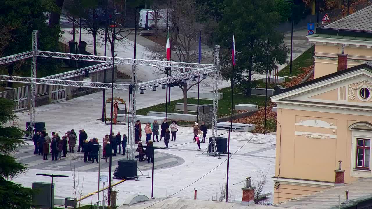 Nova Gorica in Gorica: Čudovit Razgled iz Frančiškanskega Samostana Kostanjevica