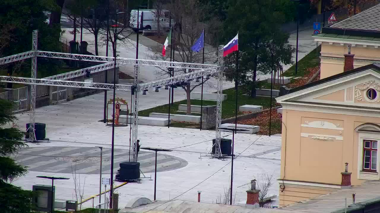 Nova Gorica in Gorica: Čudovit Razgled iz Frančiškanskega Samostana Kostanjevica