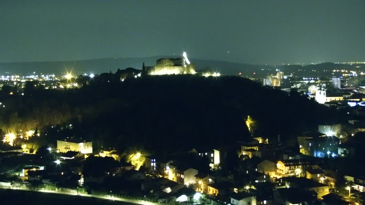 Nova Gorica in Gorica: Čudovit Razgled iz Frančiškanskega Samostana Kostanjevica