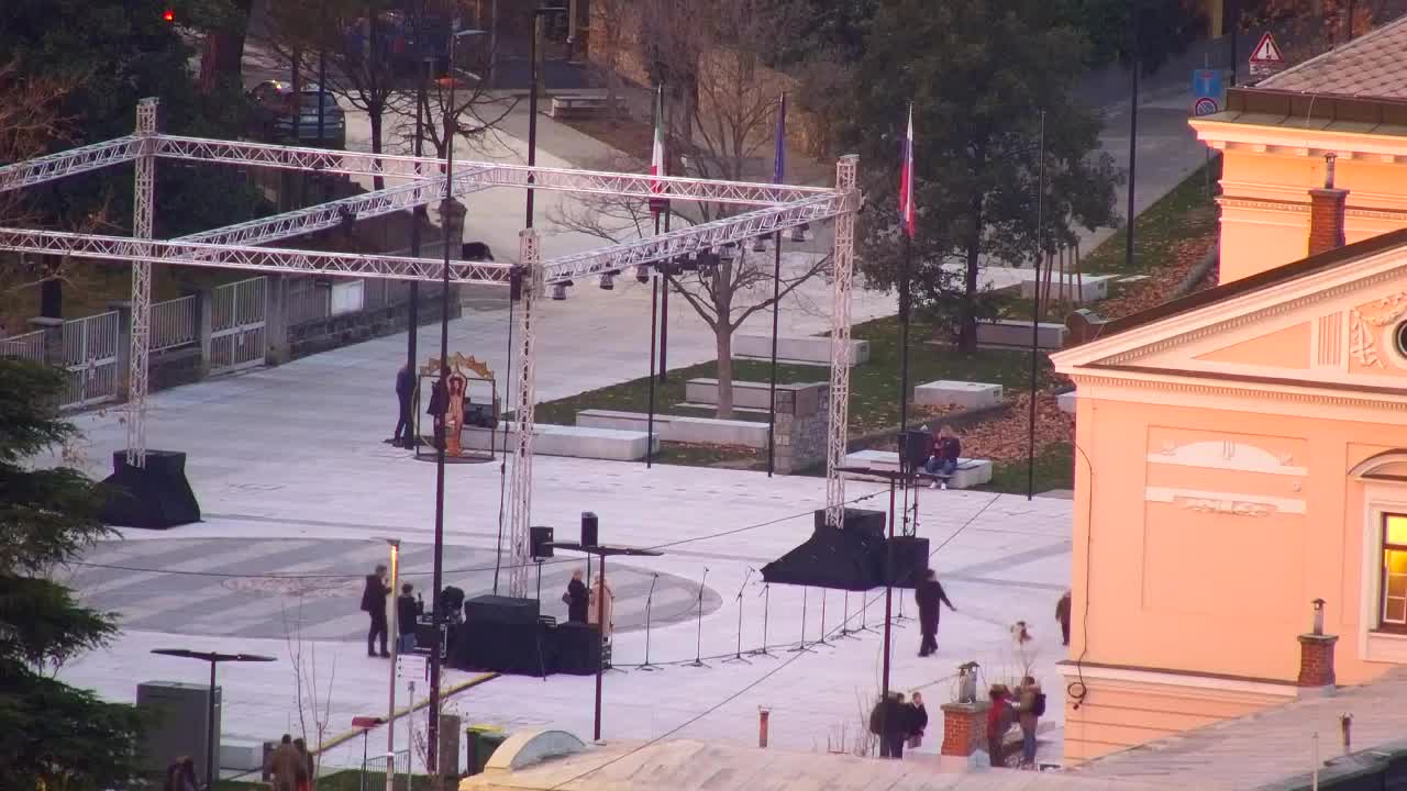 Nova Gorica in Gorica: Čudovit Razgled iz Frančiškanskega Samostana Kostanjevica