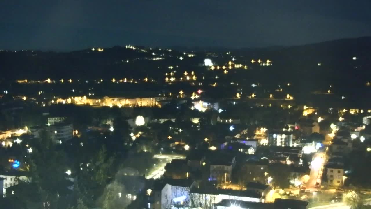 Nova Gorica i Gorica: Prekrasan Pogled iz Franjevačkog Samostana Kostanjevica