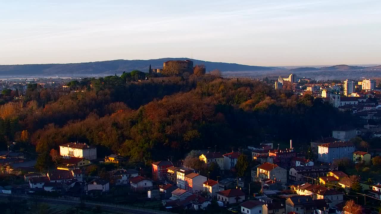 Nova Gorica in Gorica: Čudovit Razgled iz Frančiškanskega Samostana Kostanjevica