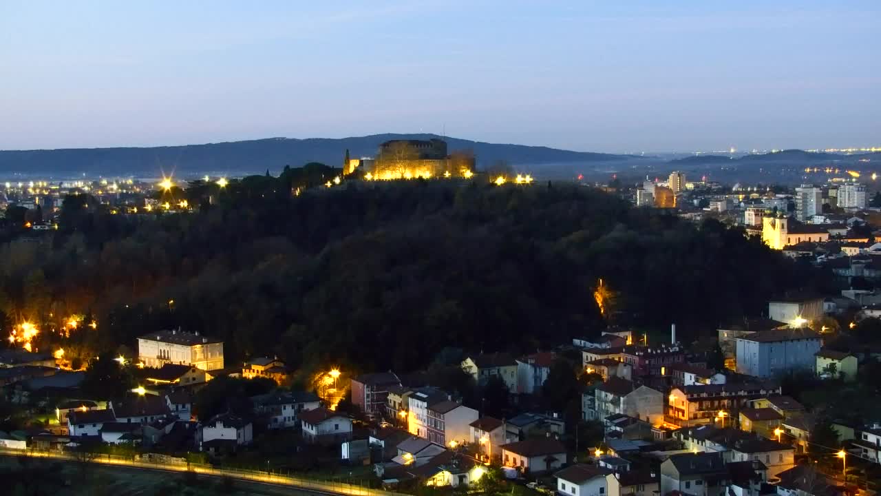 Nova Gorica et Gorizia : Vue Imprenable depuis le Monastère Franciscain de Kostanjevica