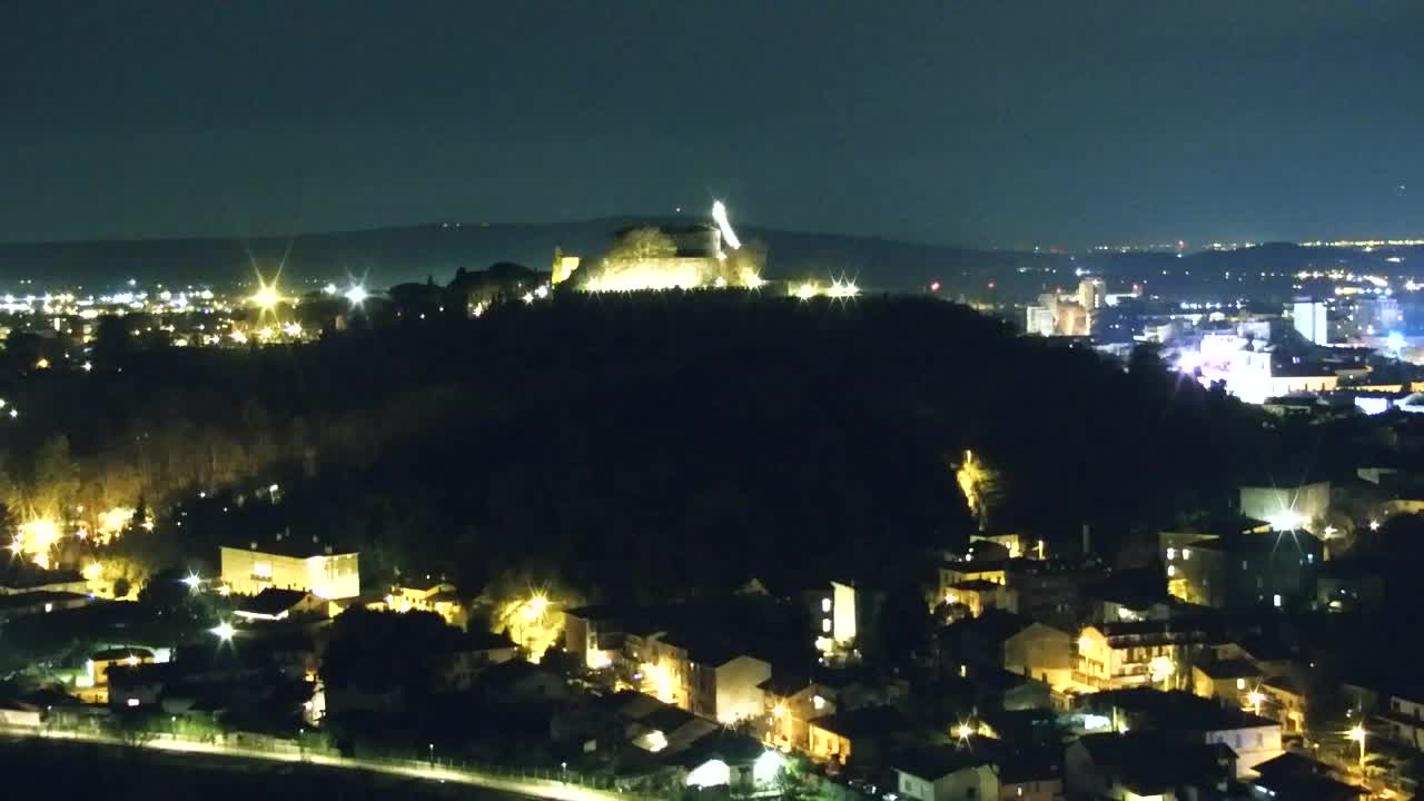 Nova Gorica in Gorica: Čudovit Razgled iz Frančiškanskega Samostana Kostanjevica