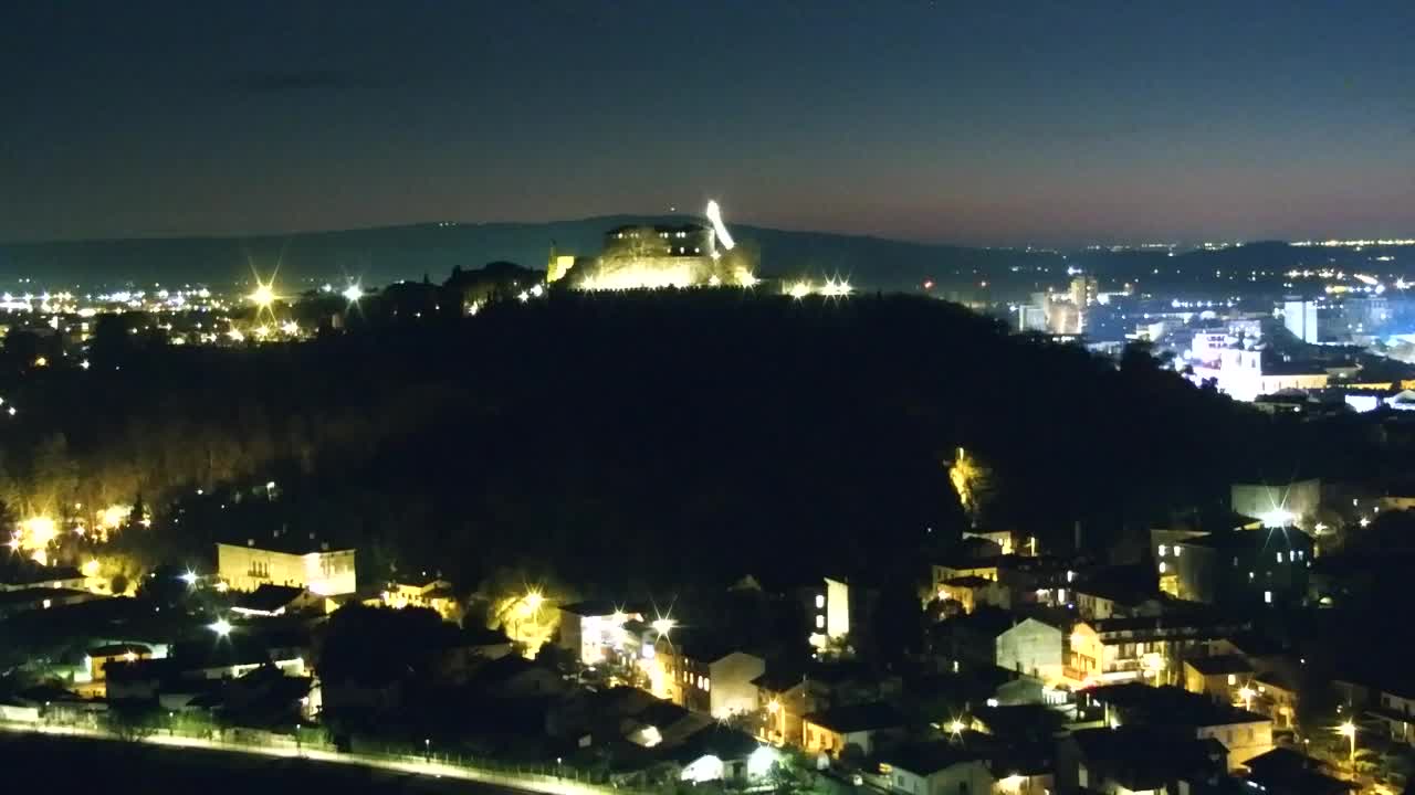 Nova Gorica et Gorizia : Vue Imprenable depuis le Monastère Franciscain de Kostanjevica
