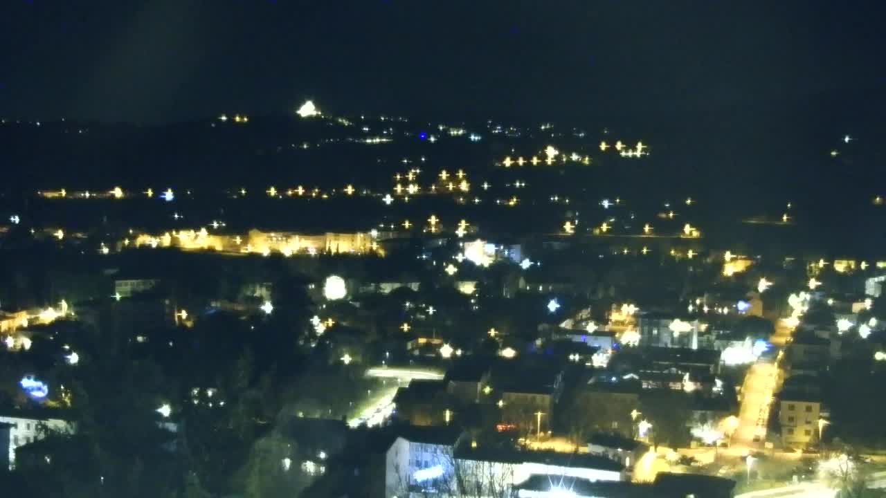 Nova Gorica i Gorica: Prekrasan Pogled iz Franjevačkog Samostana Kostanjevica